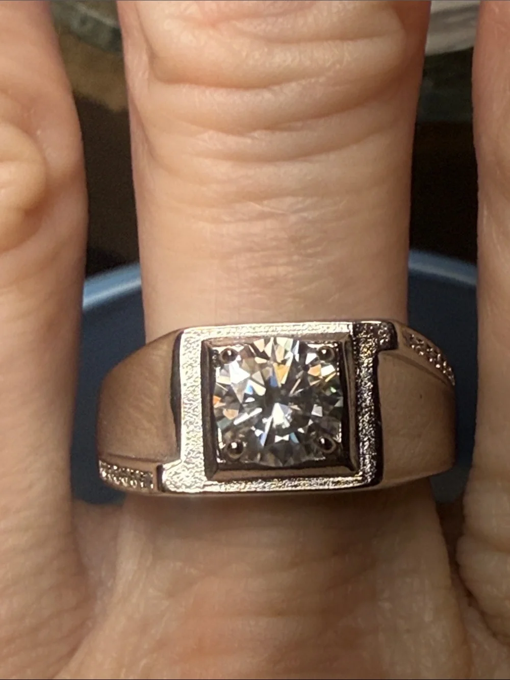 Moissanite elegant 925